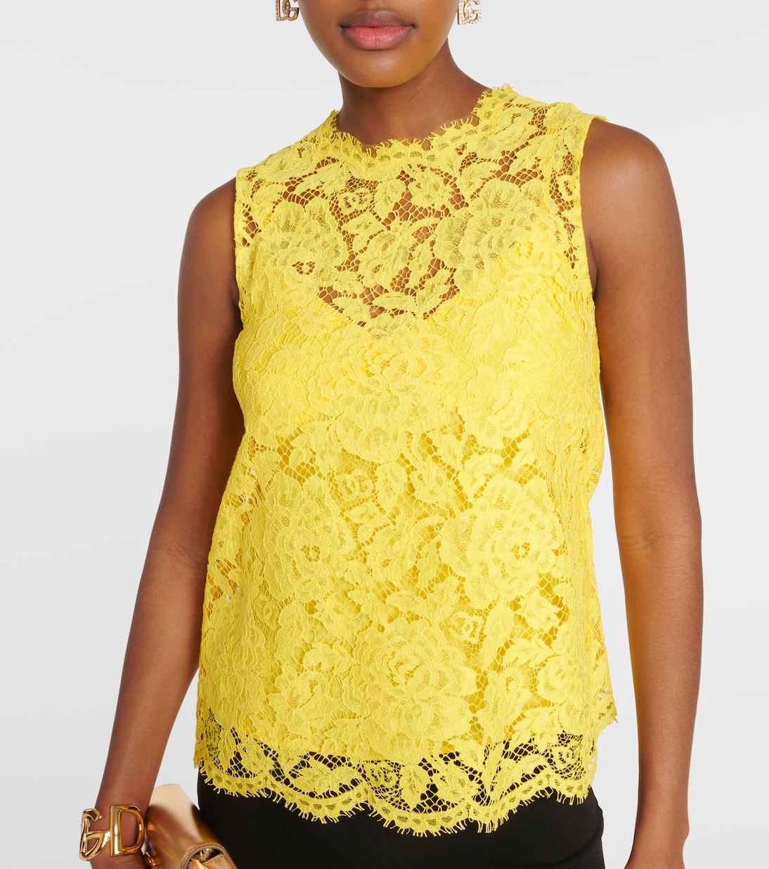 Floral lace top | Dolce&Gabbana