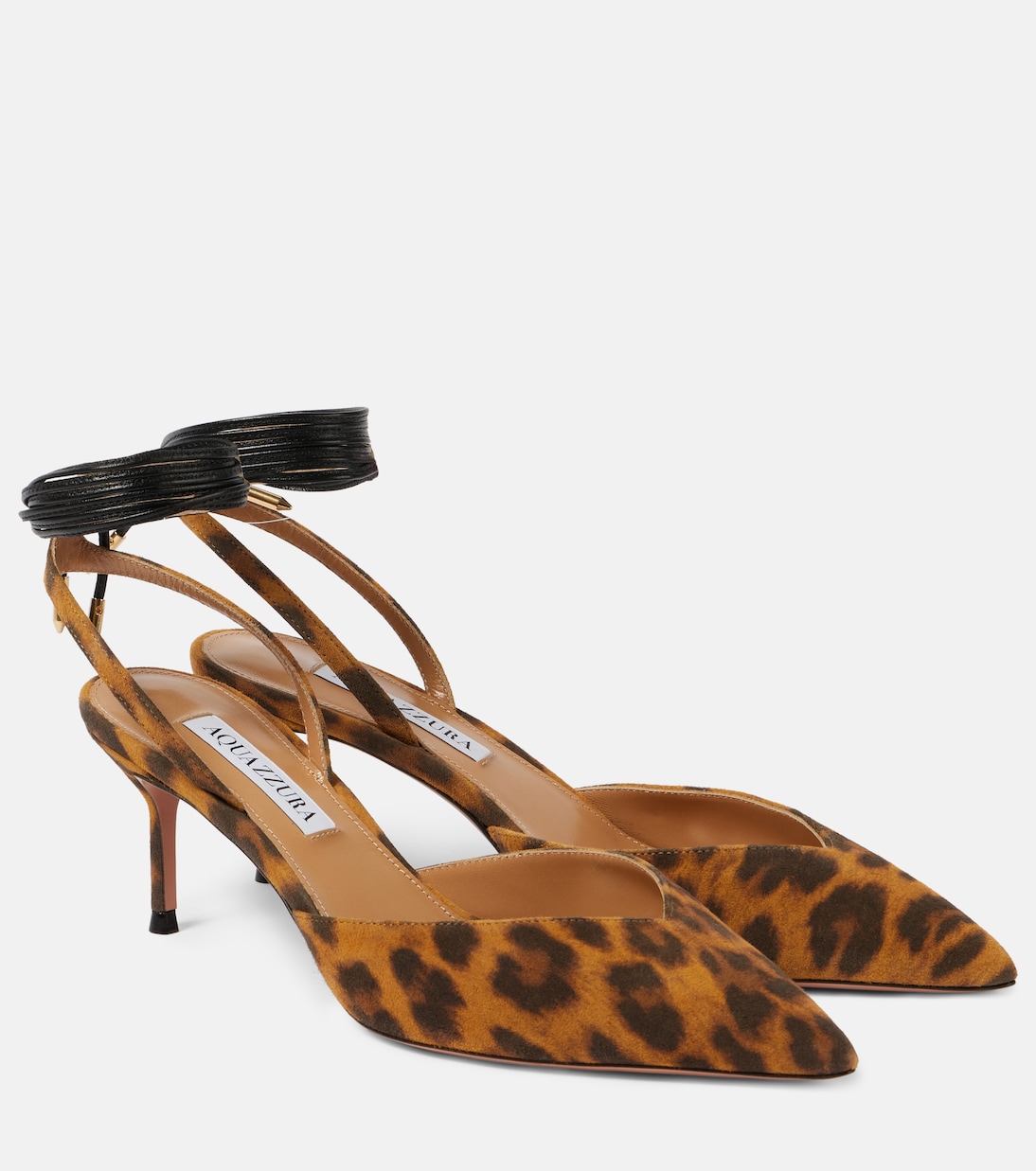 ZARA NEW WOMAN SS25 LEOPARD ANIMAL PRINT HIGH-HEEL