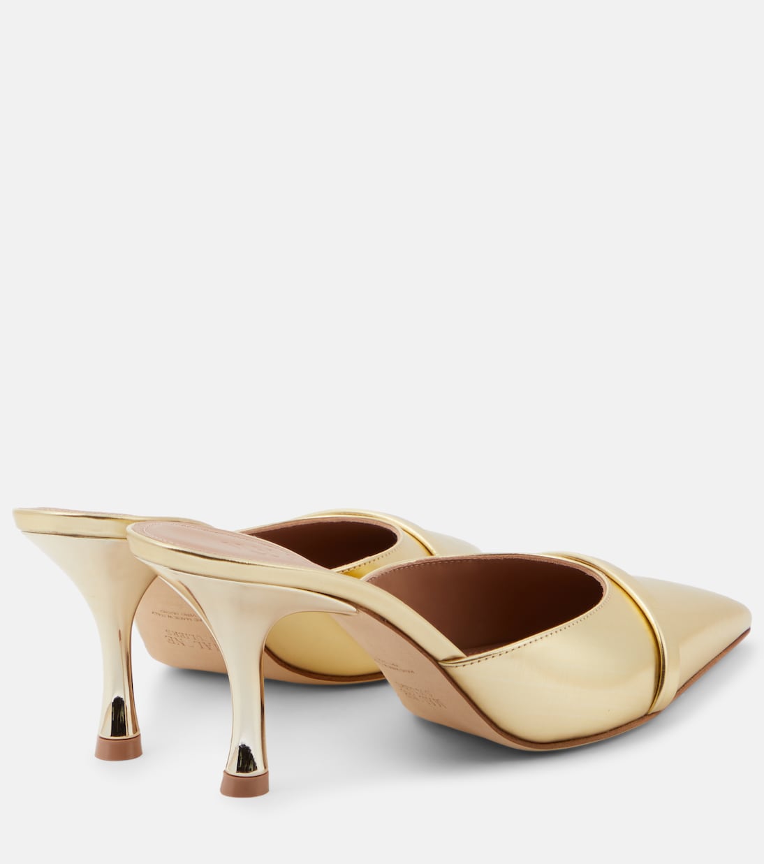 Mules Joella 70 en cuir métallisé | Malone Souliers