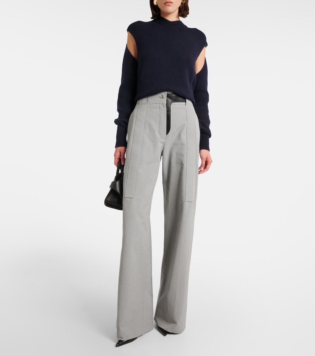 Gerade High-Rise-Hose | Ferragamo