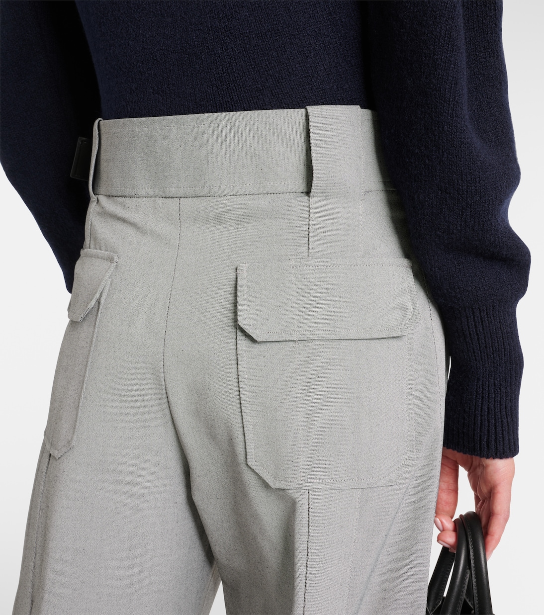 Gerade High-Rise-Hose | Ferragamo
