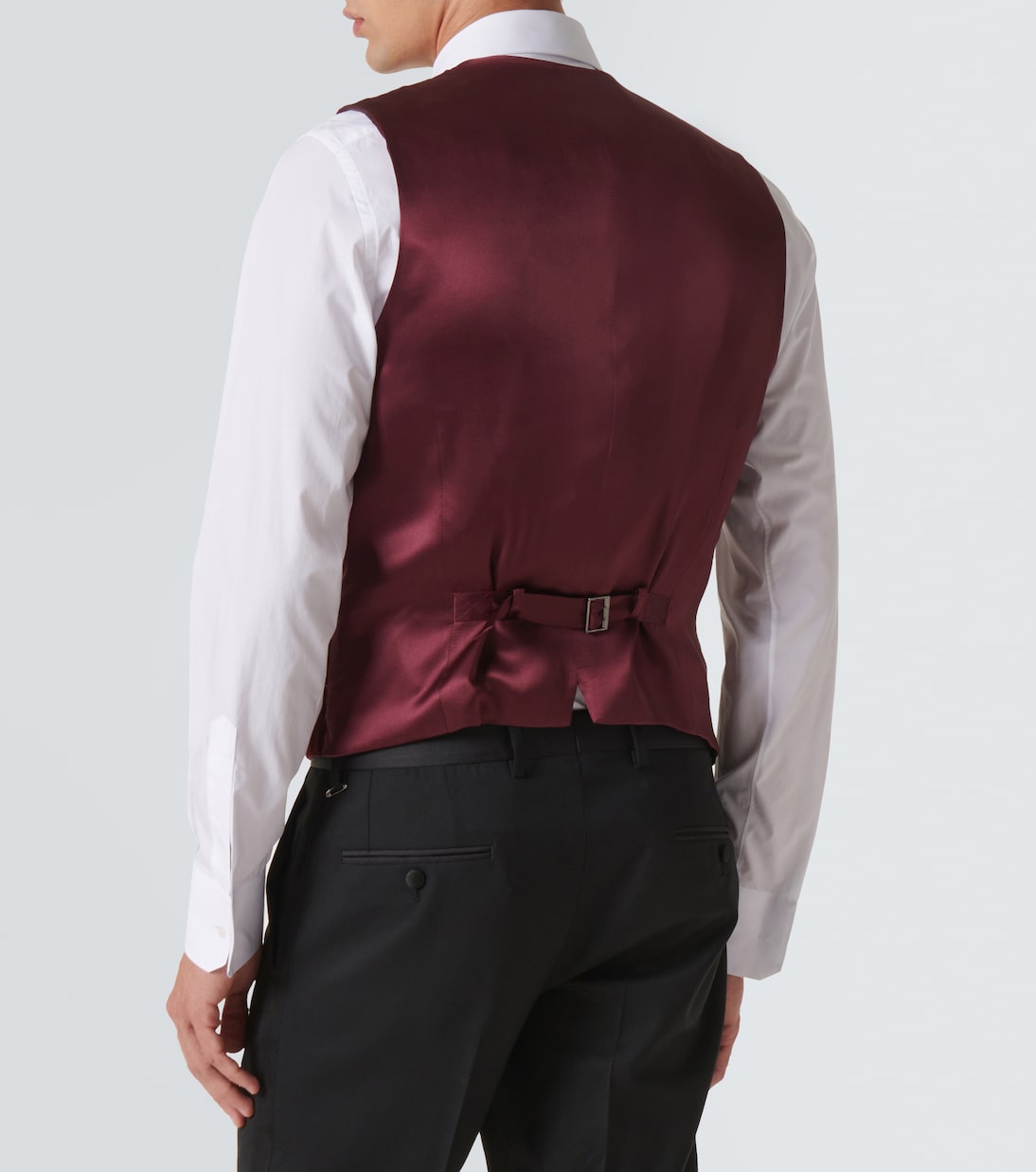 Gilet de costume en velours de coton et soie | Dolce&Gabbana