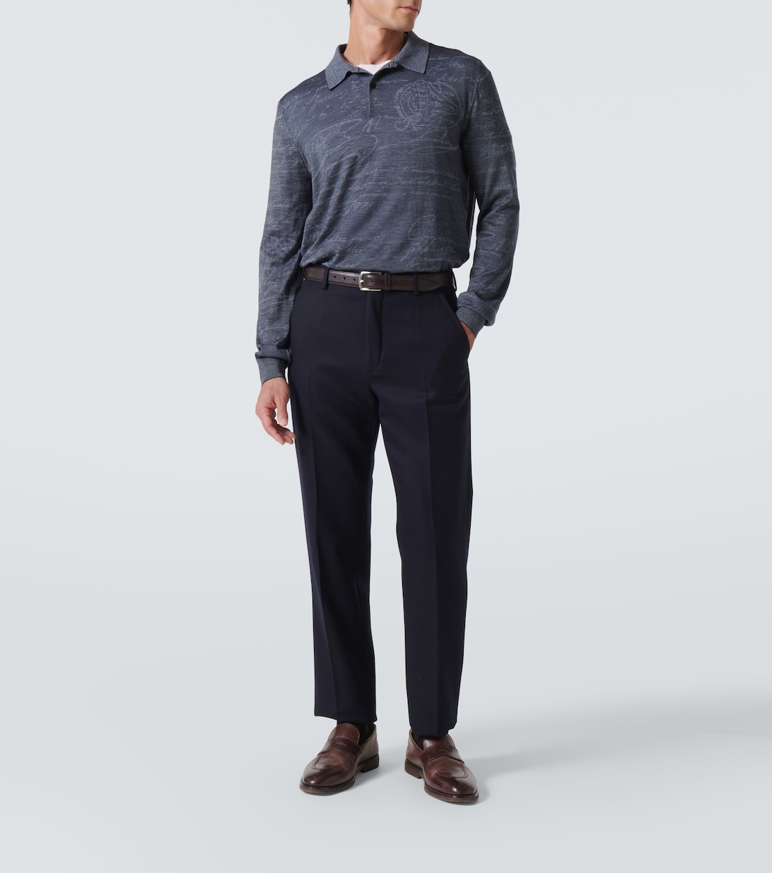 Polo en laine mélangée | Berluti