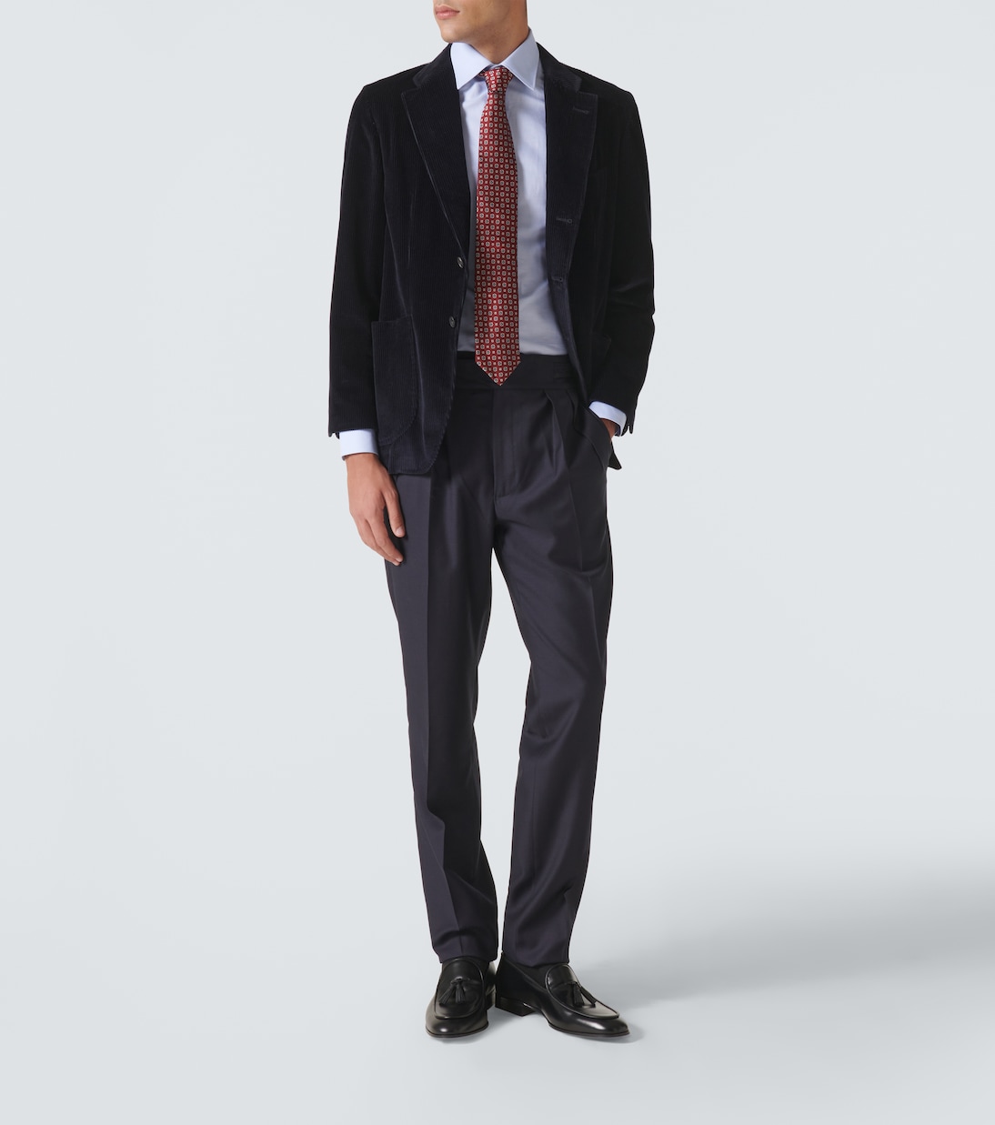 Blazer aus Baumwoll-Cord | Rubinacci