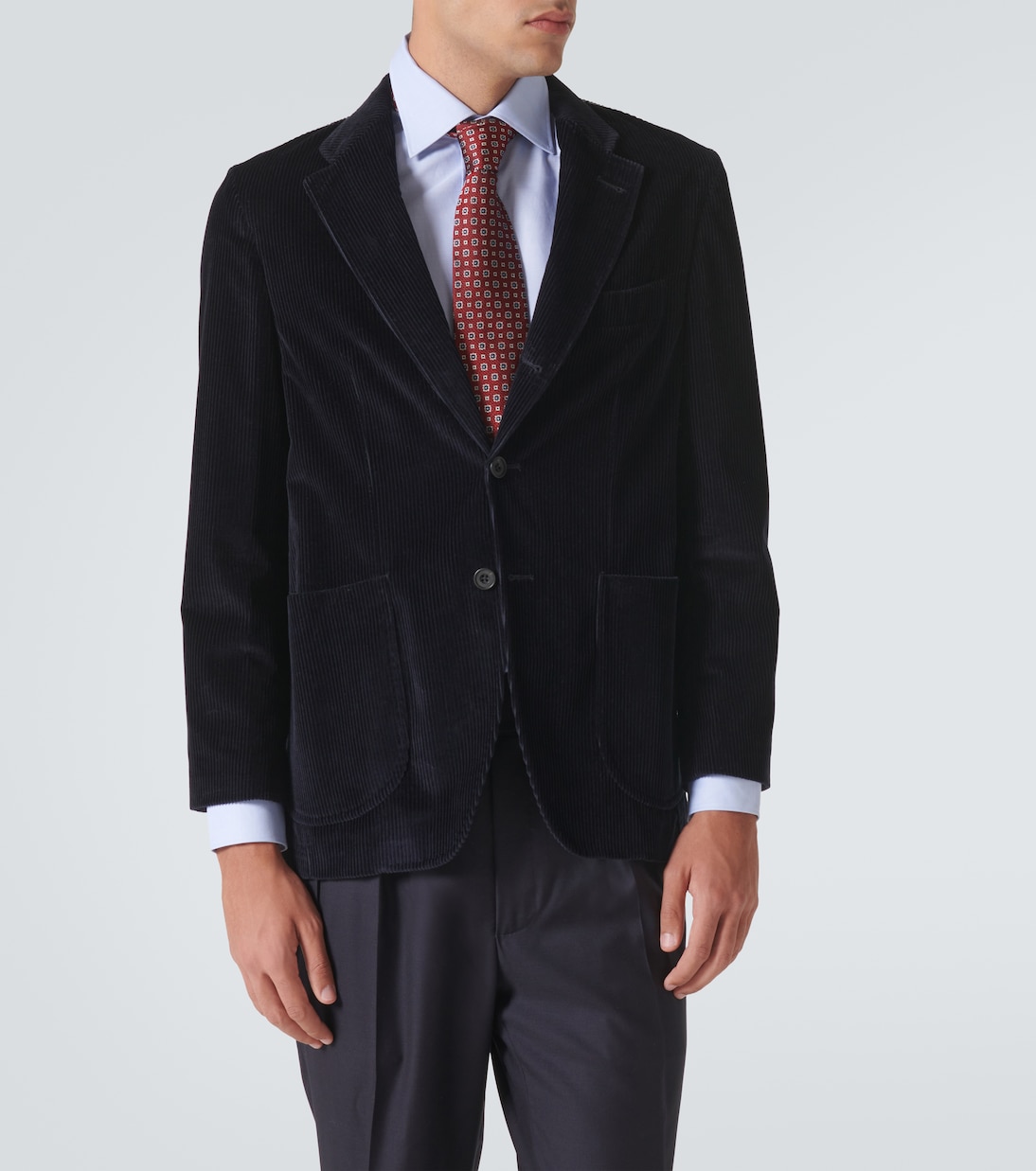 Blazer aus Baumwoll-Cord | Rubinacci