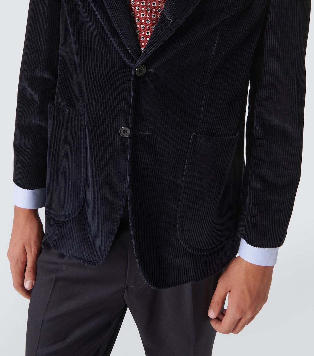 Blazer aus Baumwoll-Cord | Rubinacci