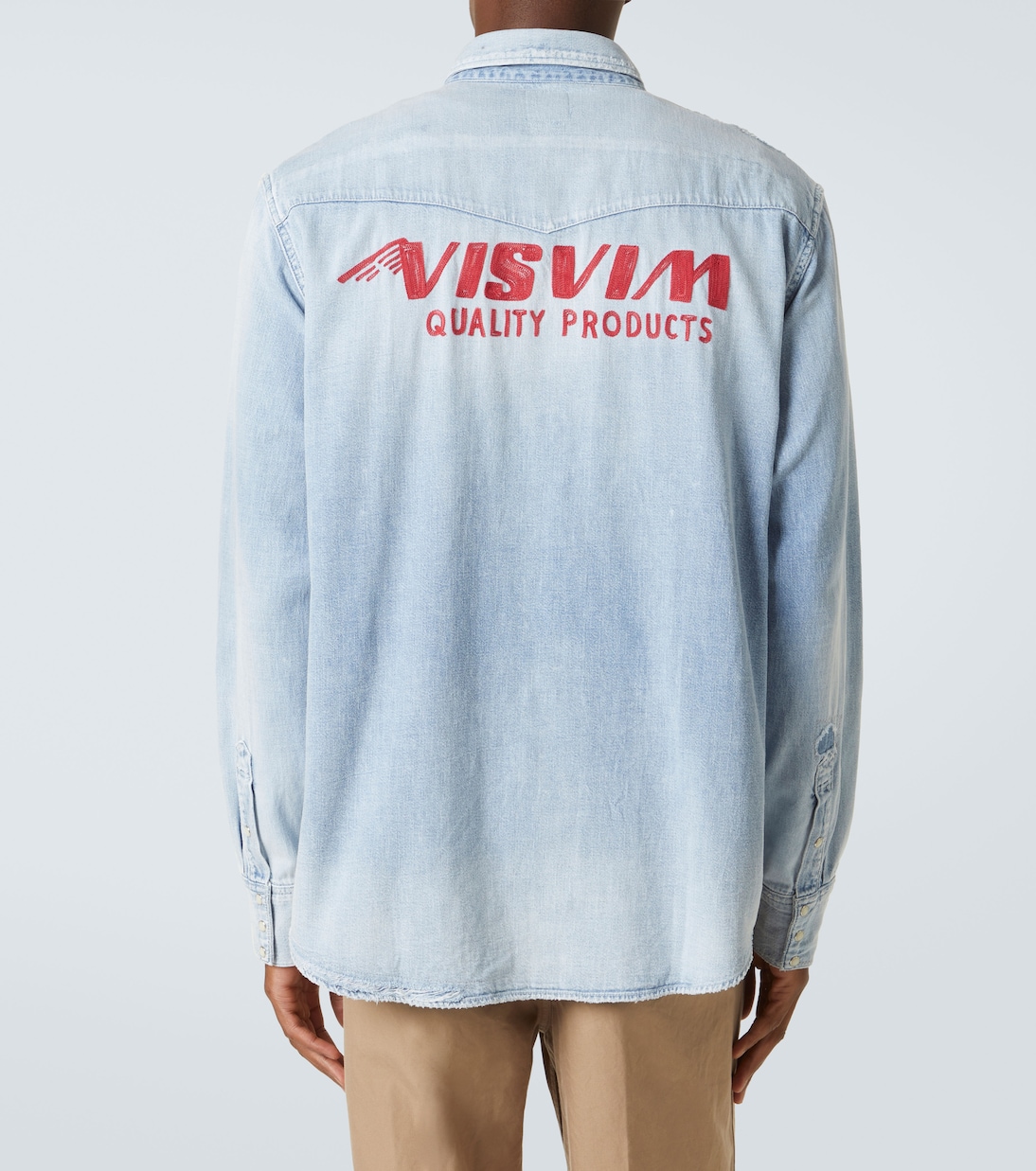 Camisa Social Sculpture de denim | Visvim