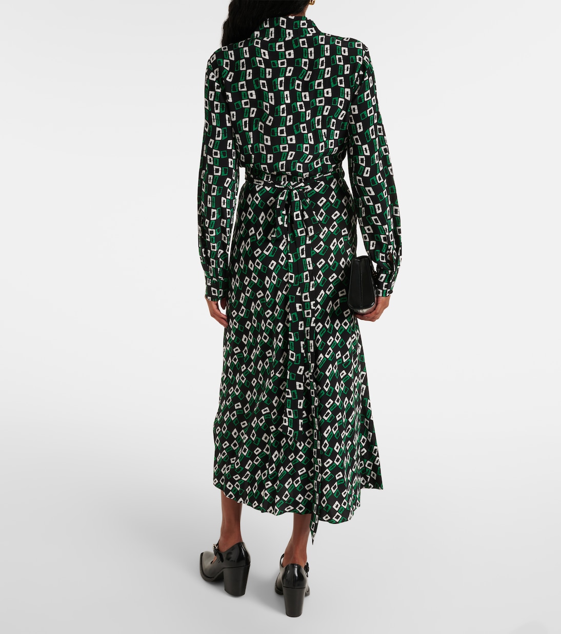 Tori printed crêpe wrap dress | Diane von Furstenberg