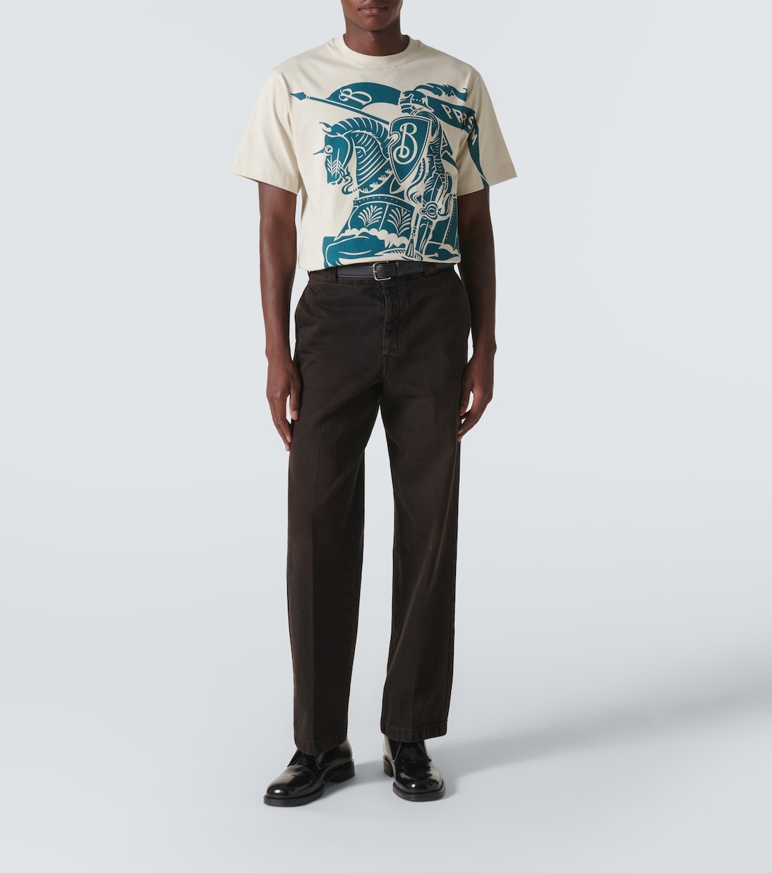 Camiseta de jersey de algodón estampada | Burberry