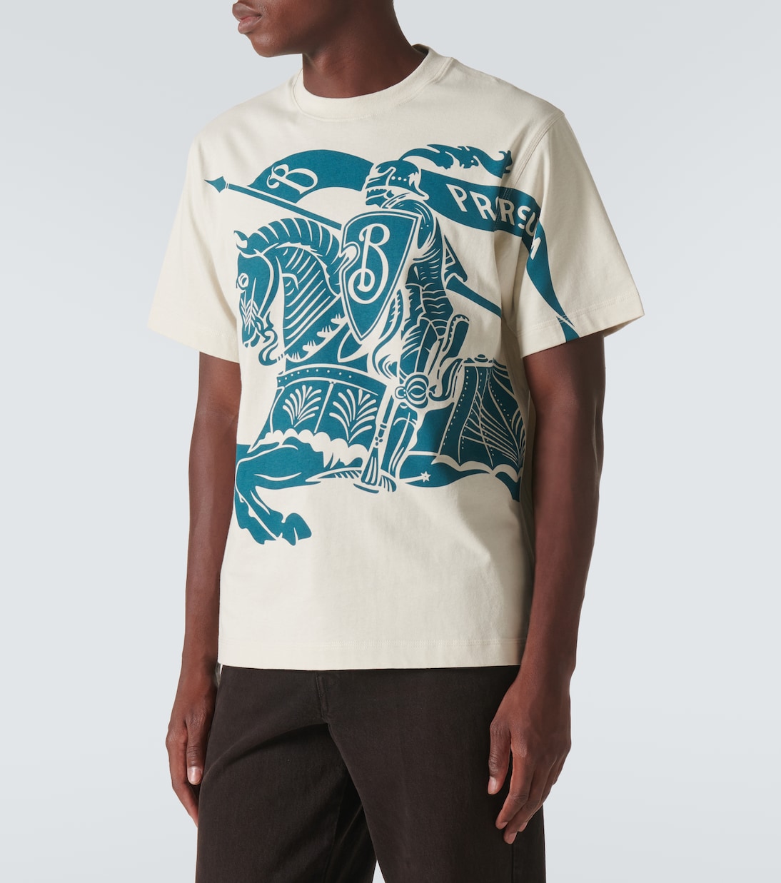 Camiseta de jersey de algodón estampada | Burberry