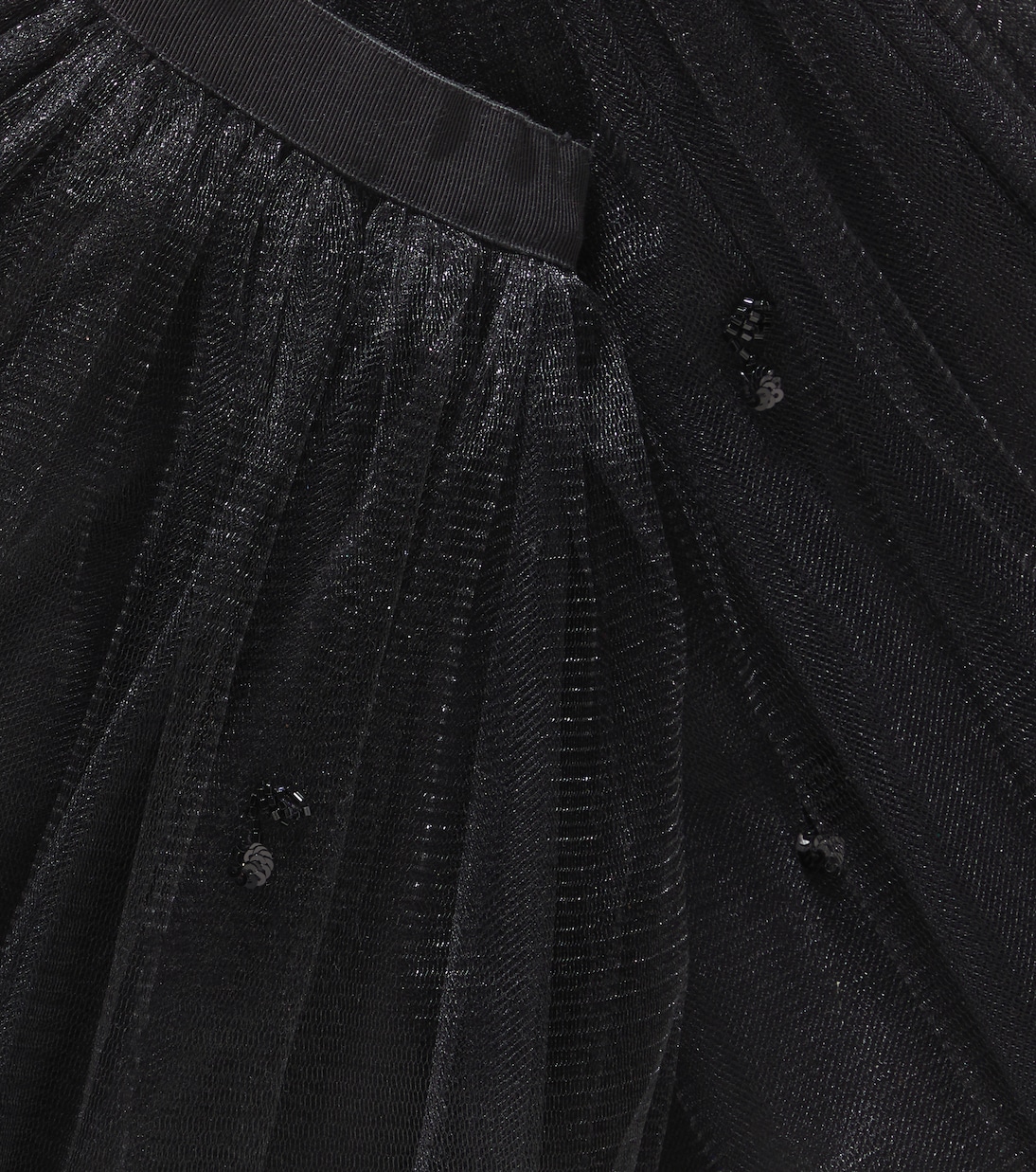 Gonna Pois in tulle con paillettes | Bonpoint
