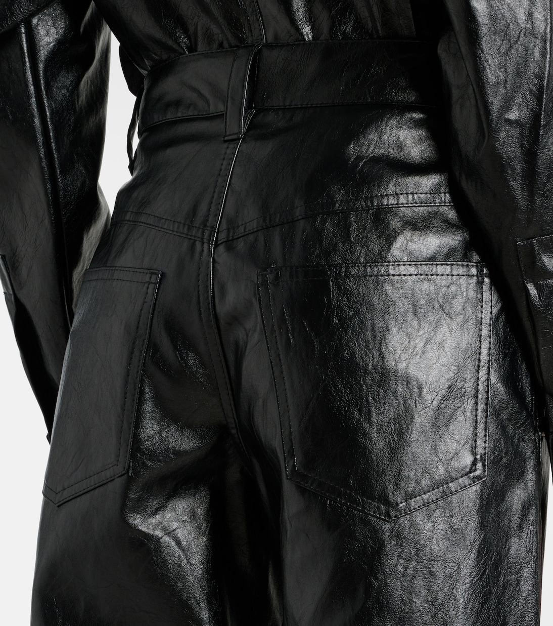 Gerade Hose Ariete aus Lederimitat | Marant Etoile