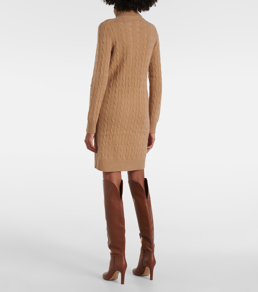 Abito midi in lana e cashmere a trecce | Polo Ralph Lauren