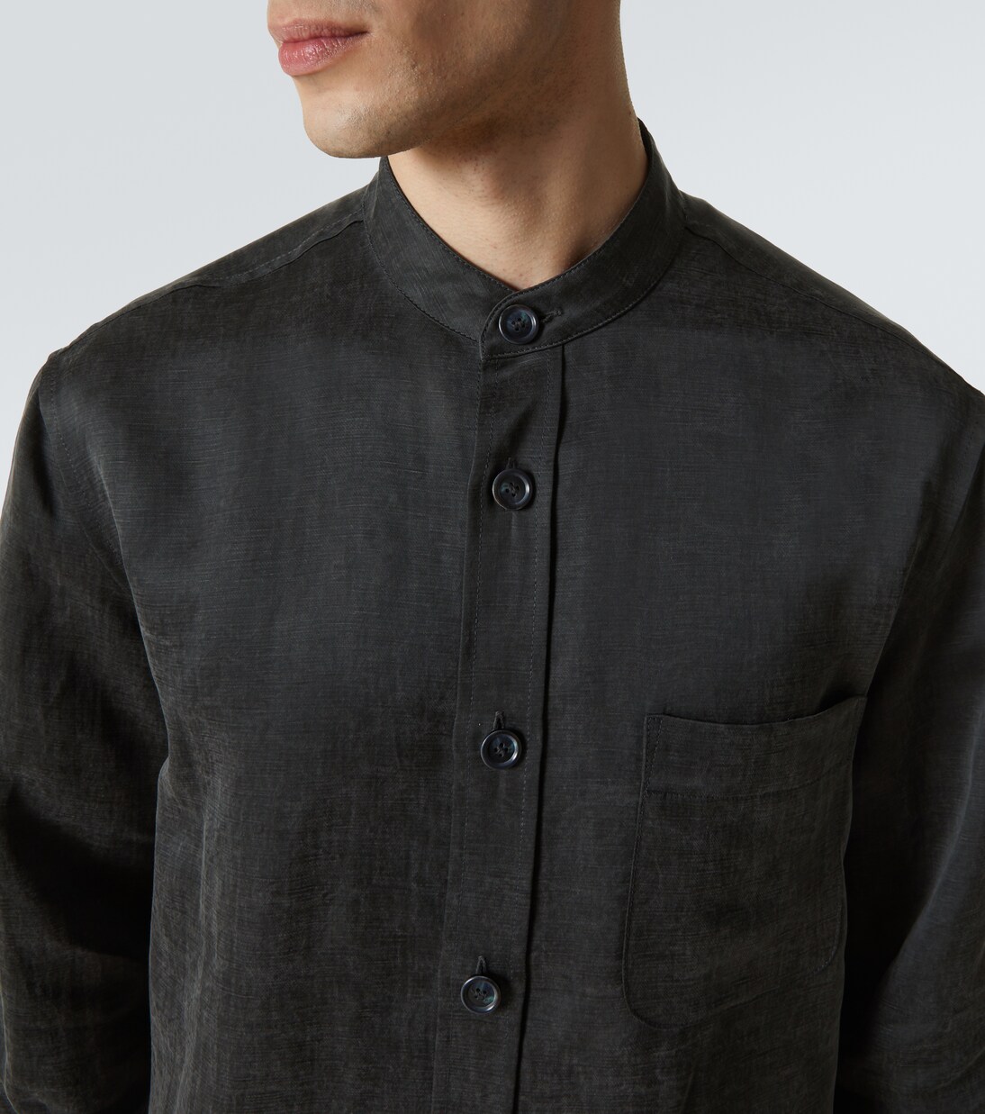 Hemd aus Canvas | Giorgio Armani