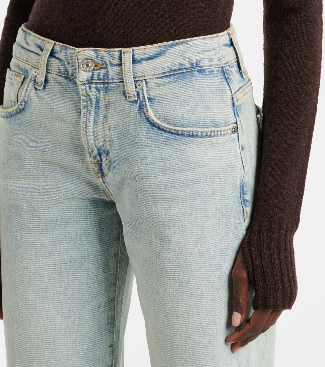 Jean droit à taille mi-haute | 7 For All Mankind