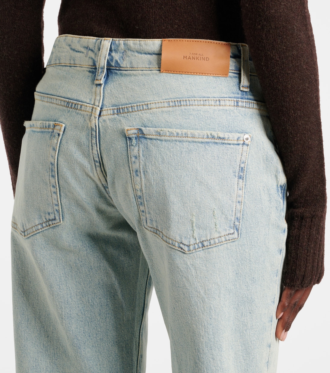 Jean droit à taille mi-haute | 7 For All Mankind