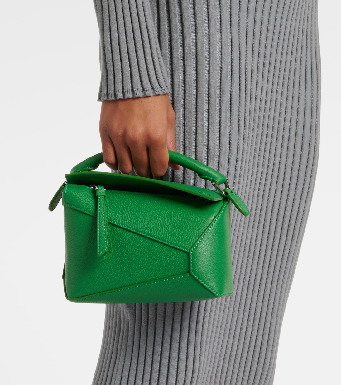 Borsa a spalla Puzzle Edge Mini in pelle | Loewe