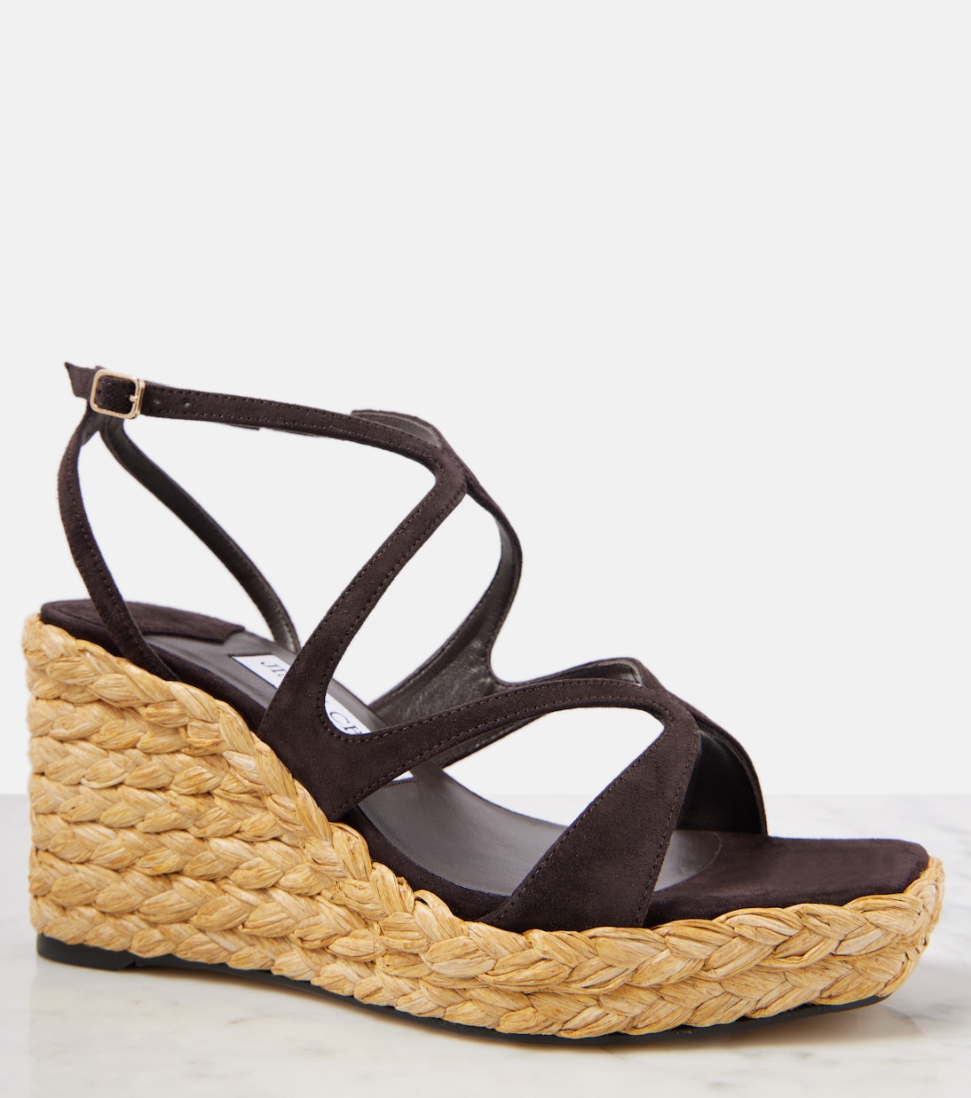 Sandales espadrilles Ayla 85 en daim | Jimmy Choo