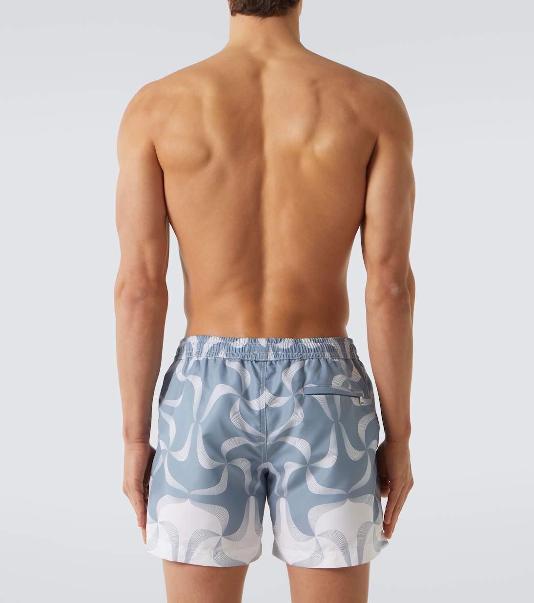 Mantra printed swim trunks | Commas