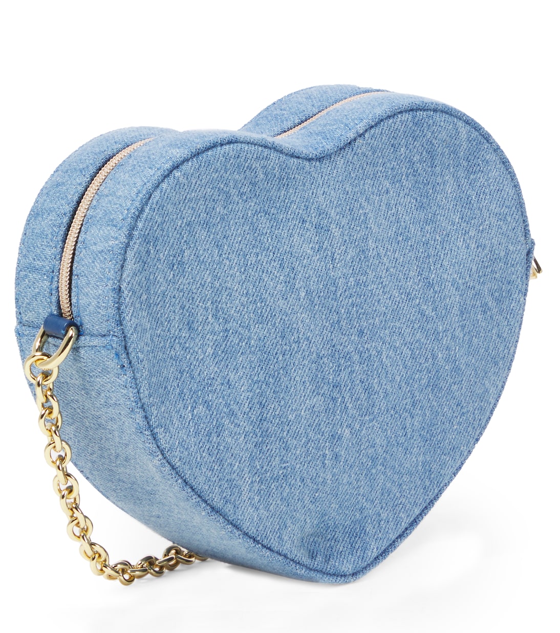 Tasche Heart aus Denim mit Leder | Dolce&Gabbana Kids
