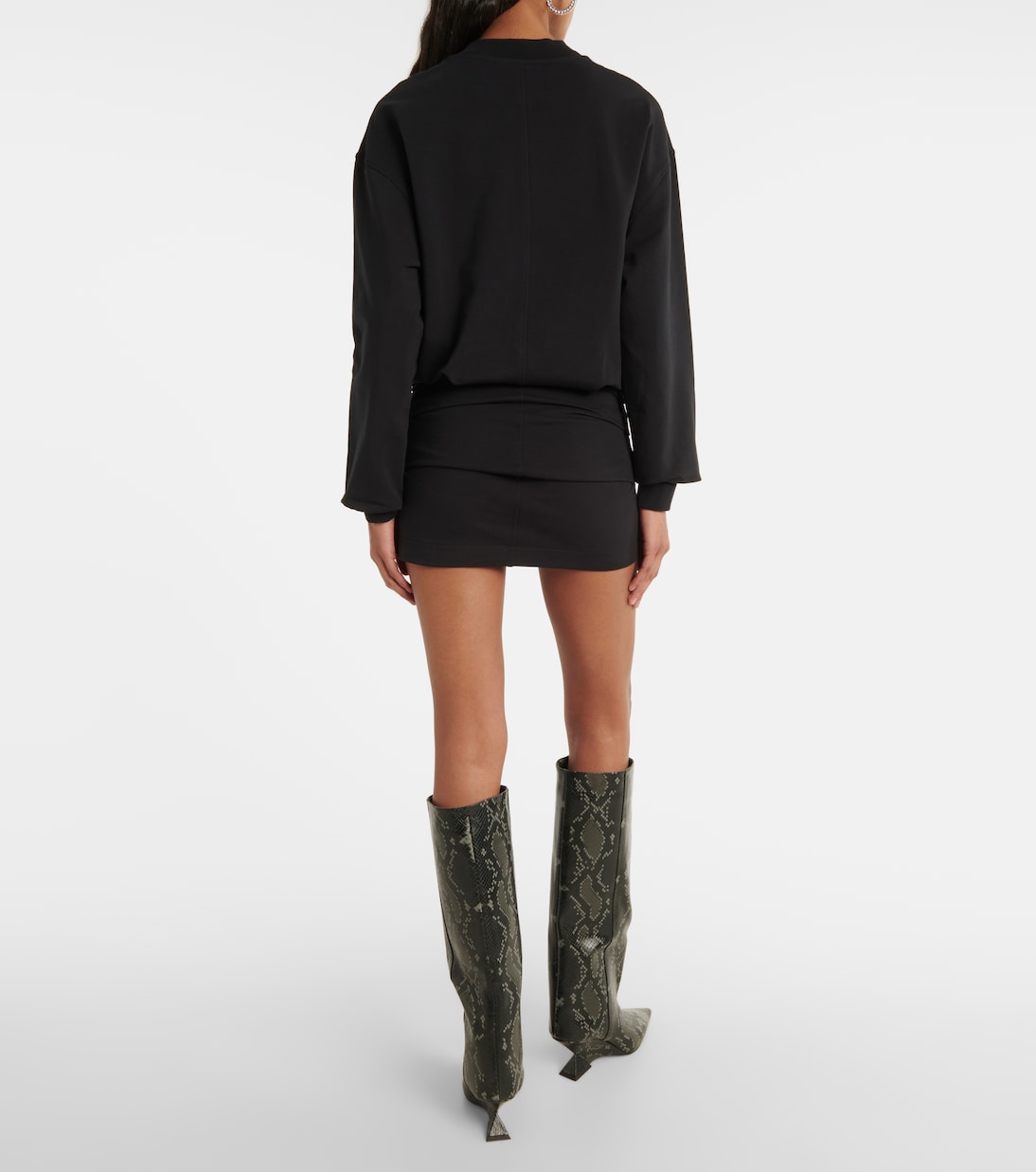 Abito felpa in misto cotone | The Attico