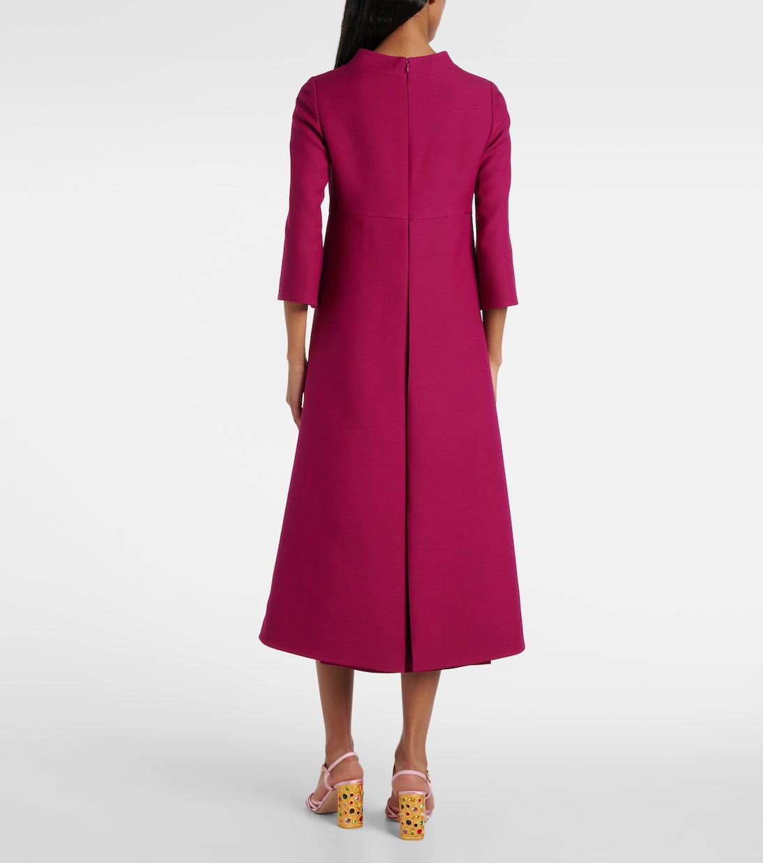 Abito midi in crêpe couture | Valentino