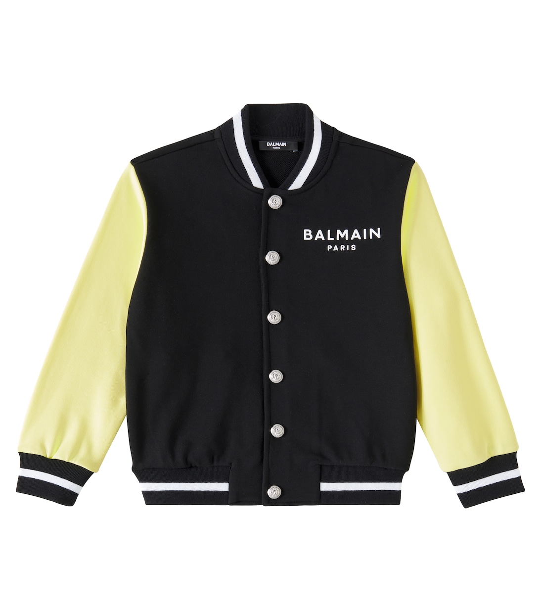 Collegejacke aus Baumwolle | Balmain Kids