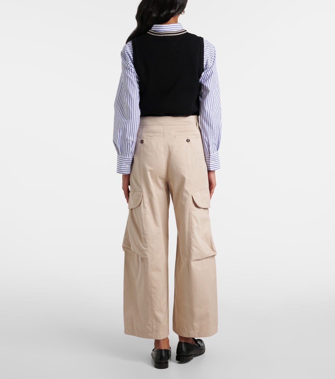 Pantaloni cargo in gabardine di cotone | 'S Max Mara