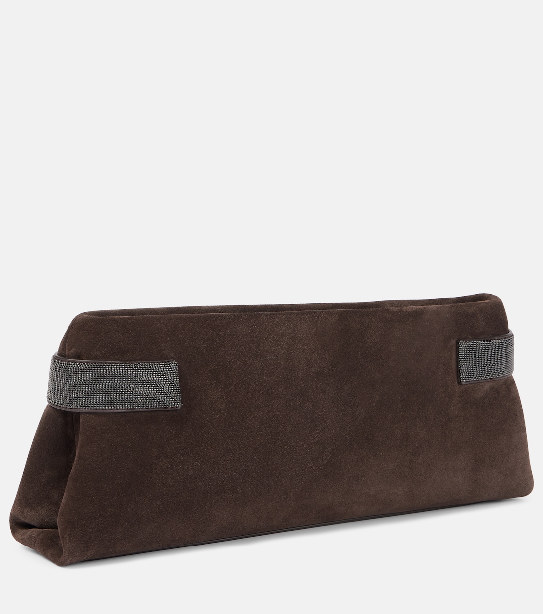 Monili suede clutch | Brunello Cucinelli