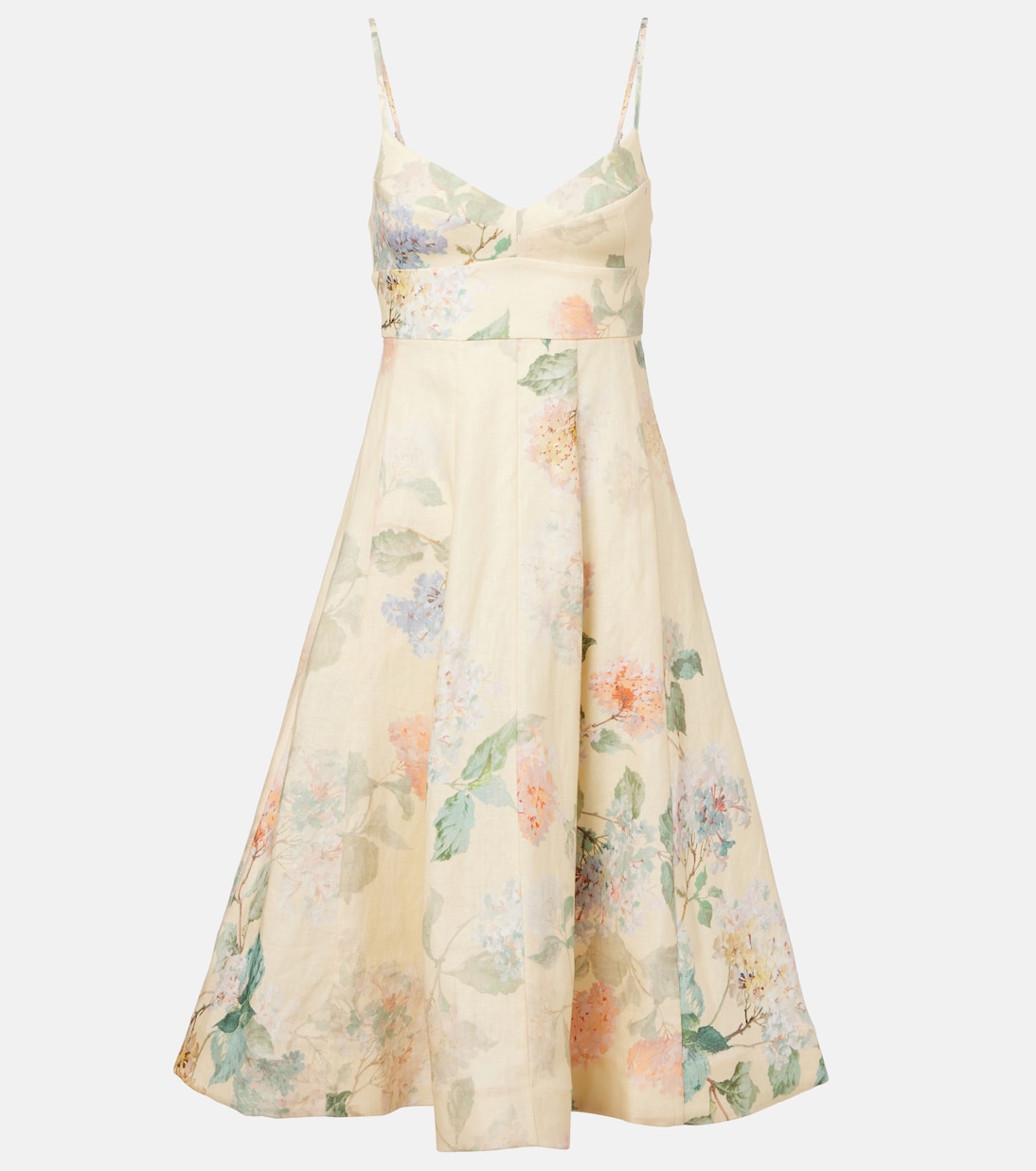 Illuminate linen midi dress | Zimmermann