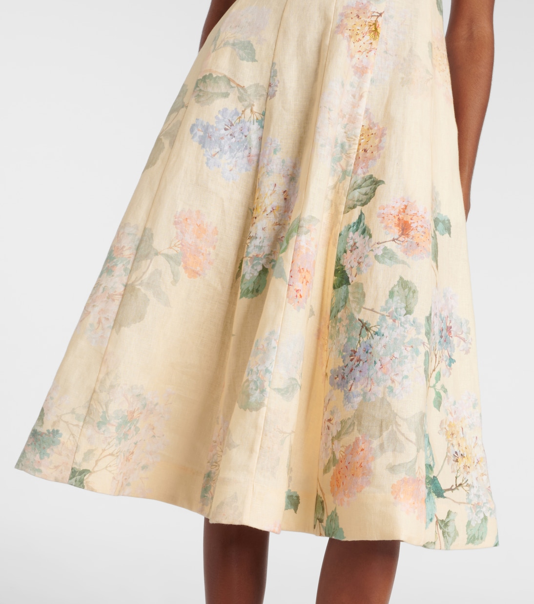 Illuminate linen midi dress | Zimmermann