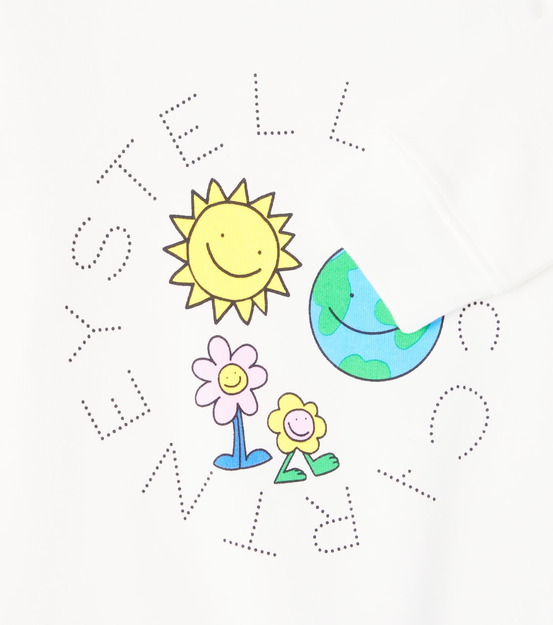 Pull en coton imprimé  à logo  | Stella McCartney Kids