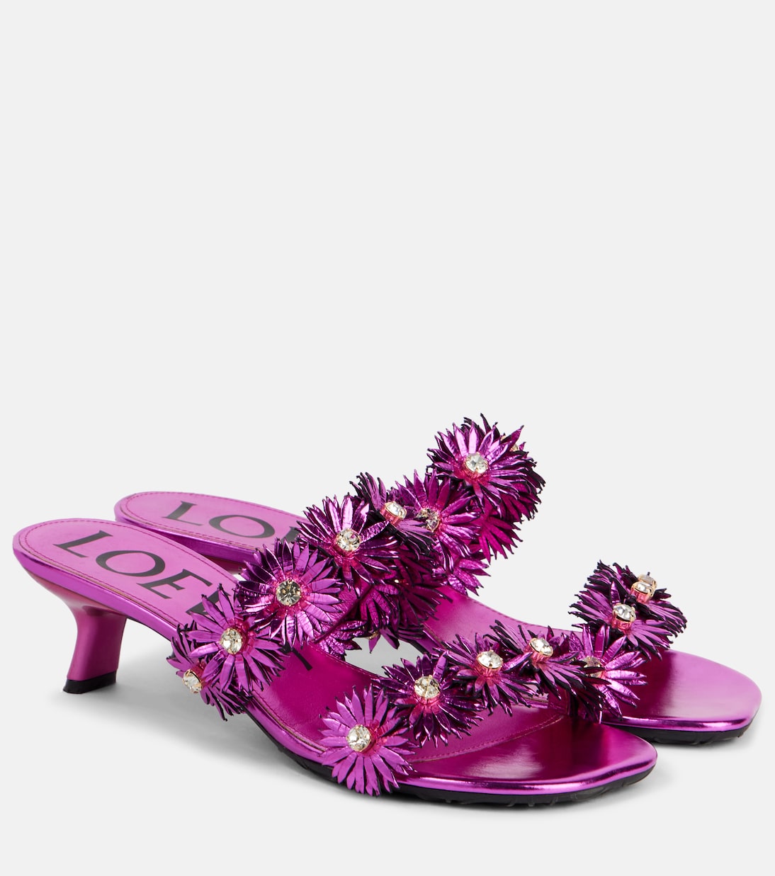 Paula's Ibiza - Sandali Petal Flower in pelle | Loewe