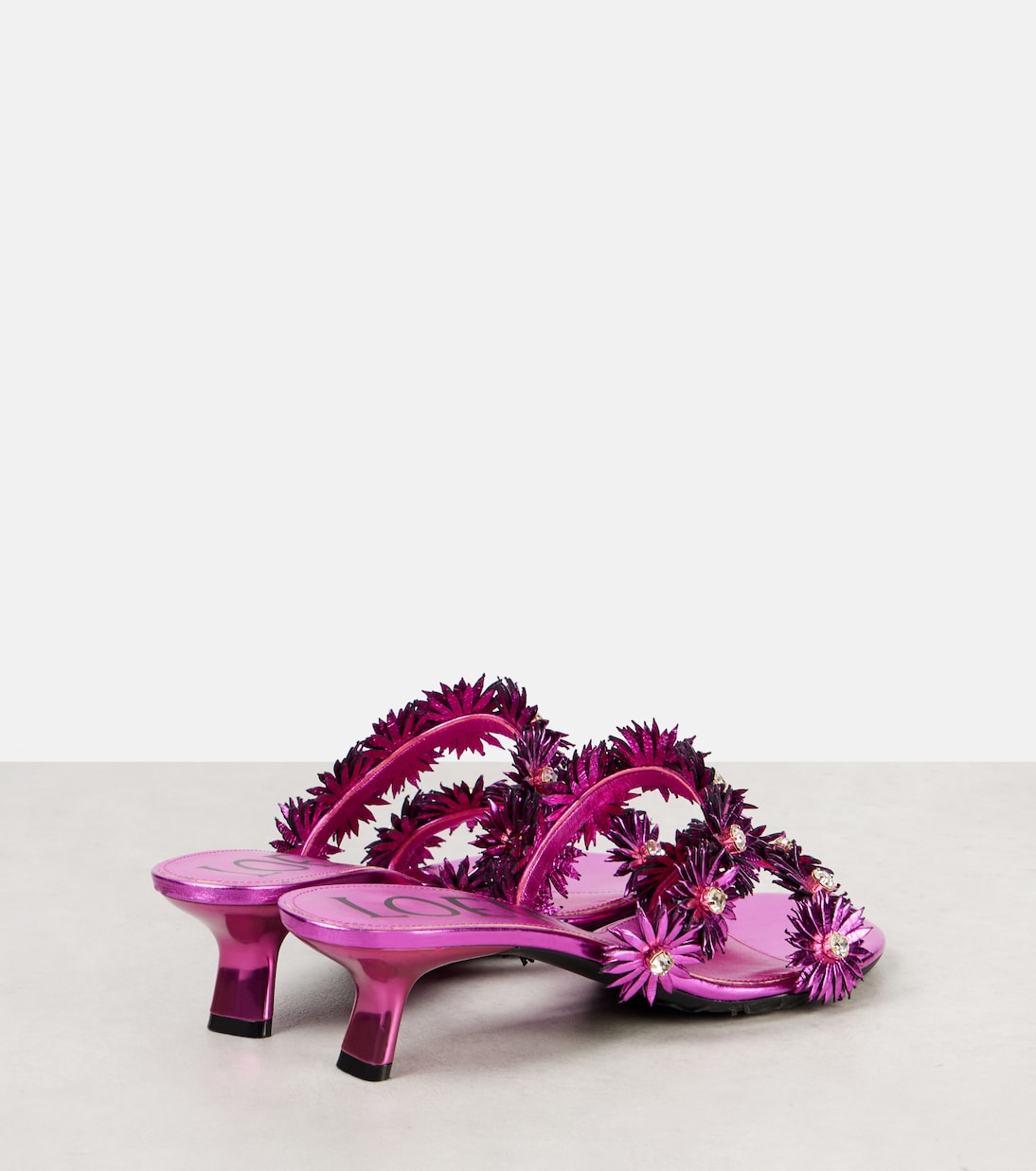 Paula's Ibiza - Sandali Petal Flower in pelle | Loewe