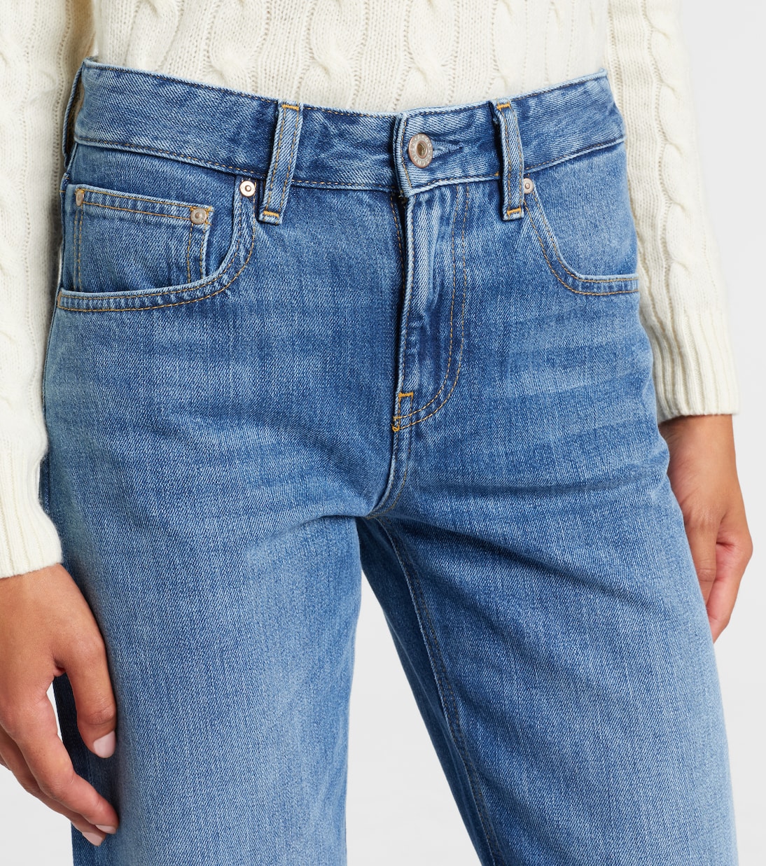 Siena low-rise straight jeans | AG Jeans