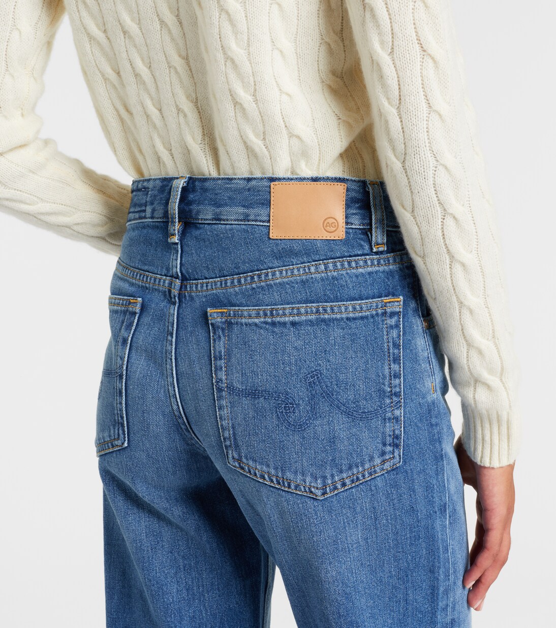 Siena low-rise straight jeans | AG Jeans
