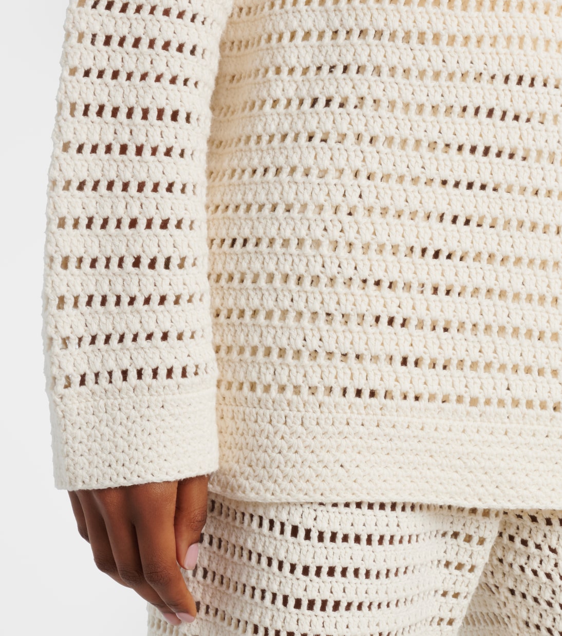 Lucy crochet cotton sweater | Leset