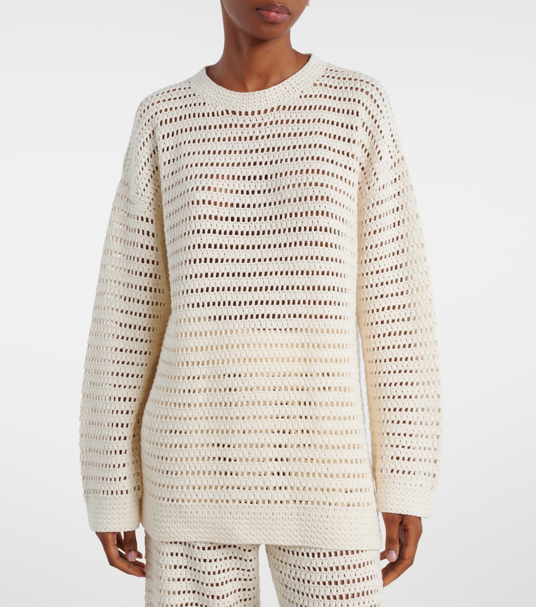 Lucy crochet cotton sweater | Leset