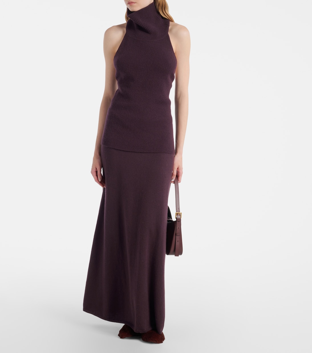 Top Maddie in cashmere con schiena scoperta | Lisa Yang