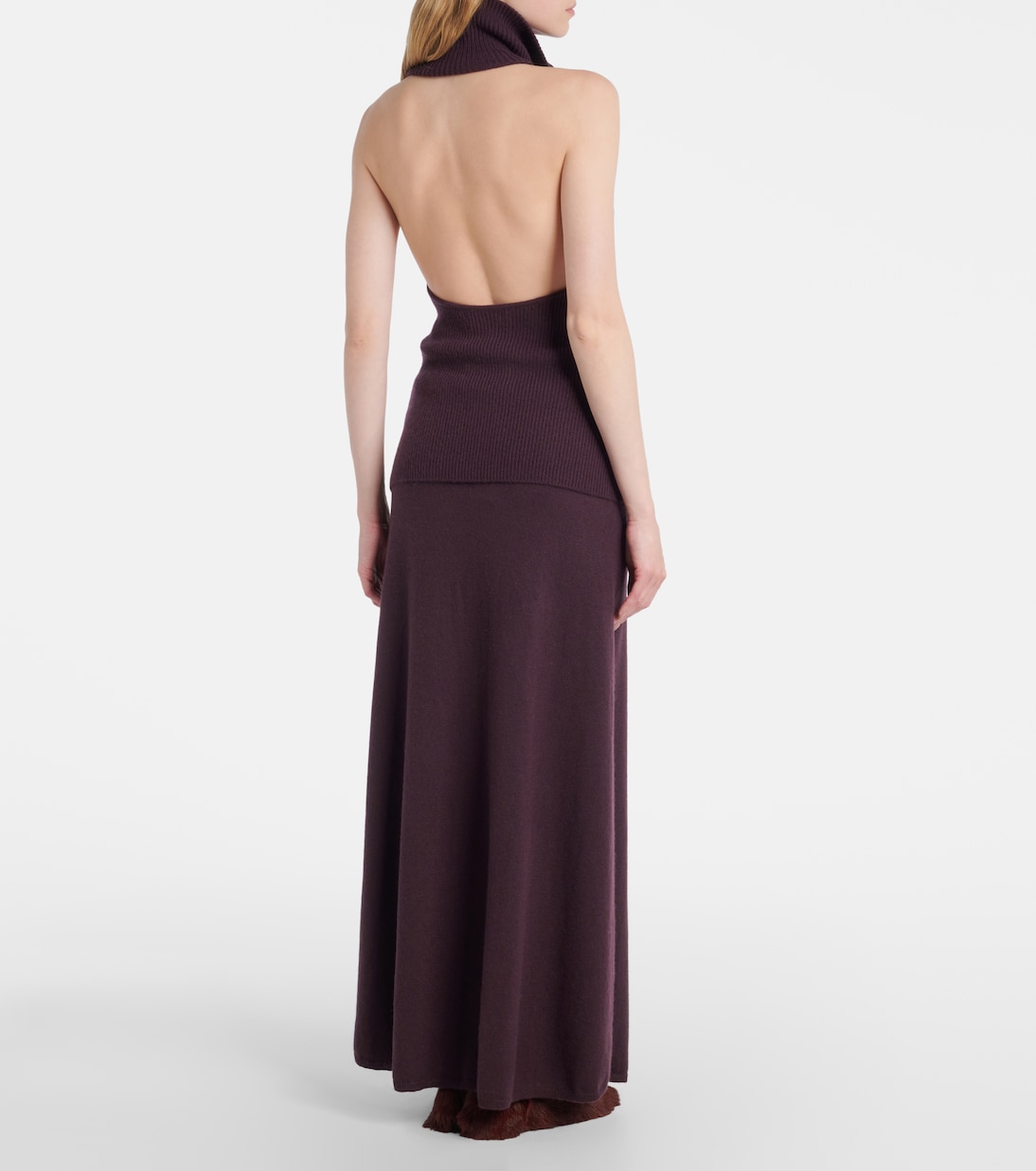 Top Maddie in cashmere con schiena scoperta | Lisa Yang