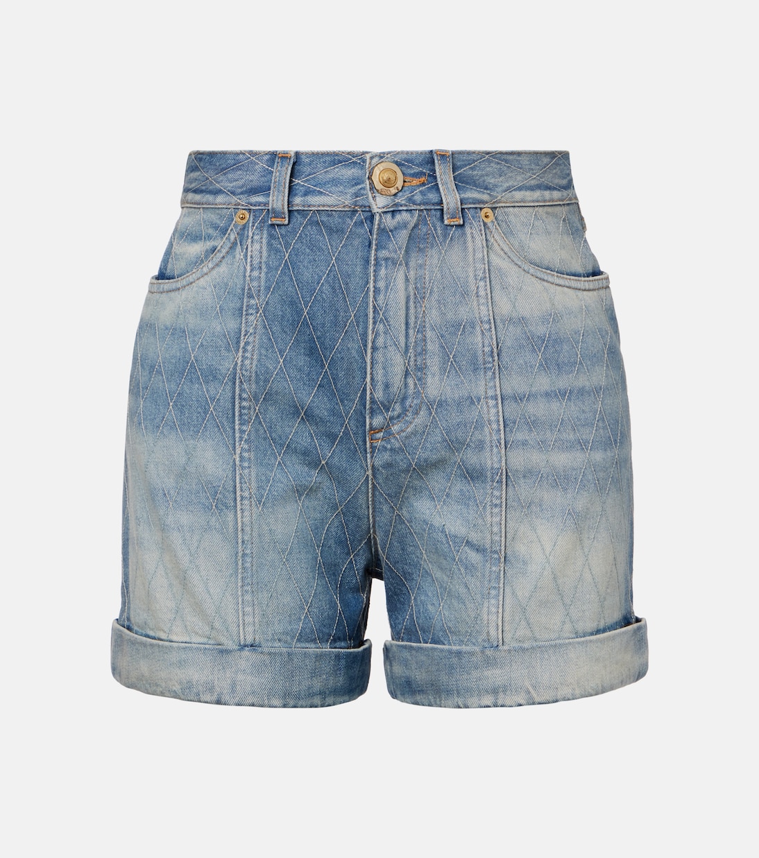 Shorts de denim estampados | Balmain