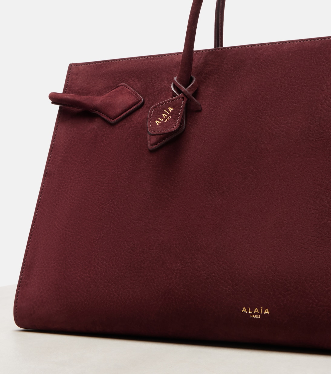 Le Teckel Large leather shoulder bag | Alaïa