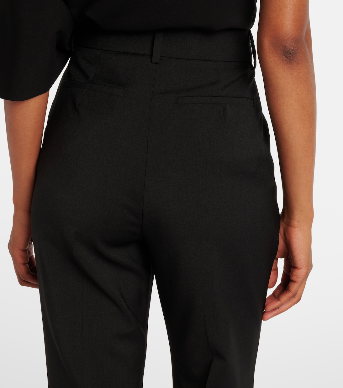 Hangar virgin wool flared pants | Sportmax