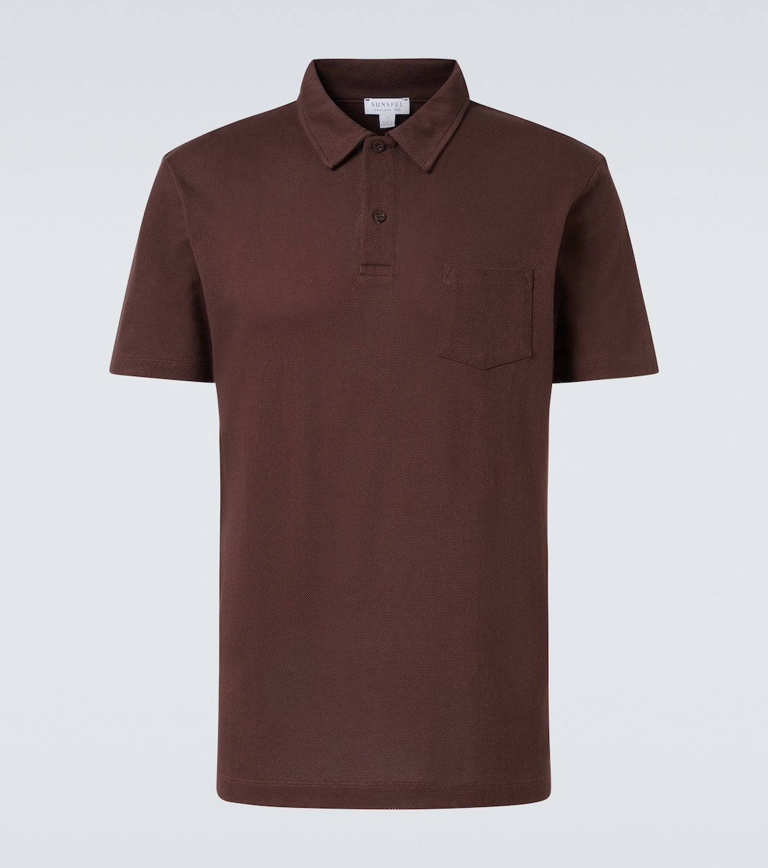 Cotton polo shirt | Sunspel