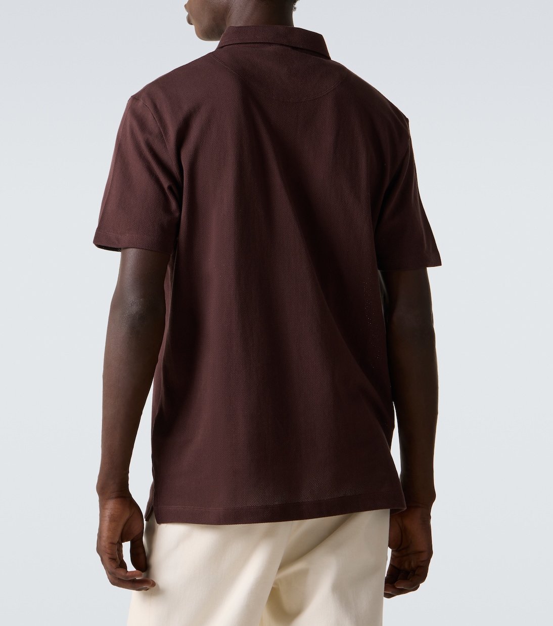 Cotton polo shirt | Sunspel