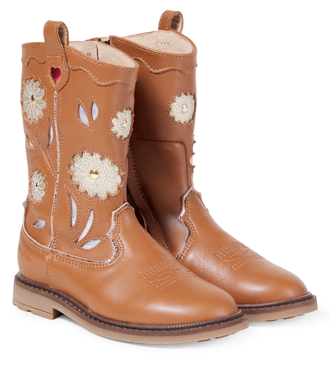 Bottes Sister Wendy Flo en cuir | Pom d'Api