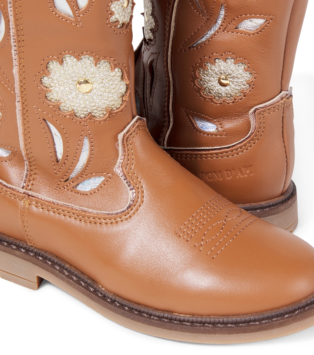 Bottes Sister Wendy Flo en cuir | Pom d'Api