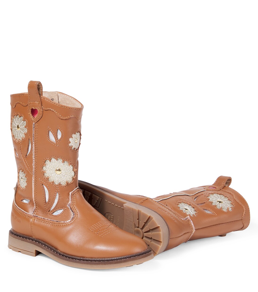 Bottes Sister Wendy Flo en cuir | Pom d'Api