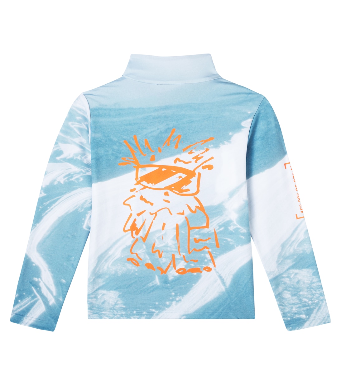 Chris logo printed technical half-zip top | Bogner Kids