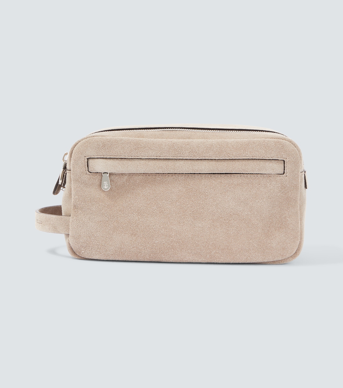 Suede toiletry bag | Brunello Cucinelli